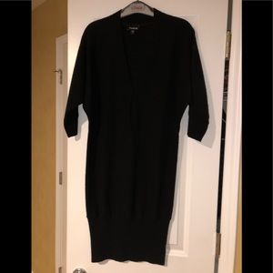 Bebe black cashmere sweater dress